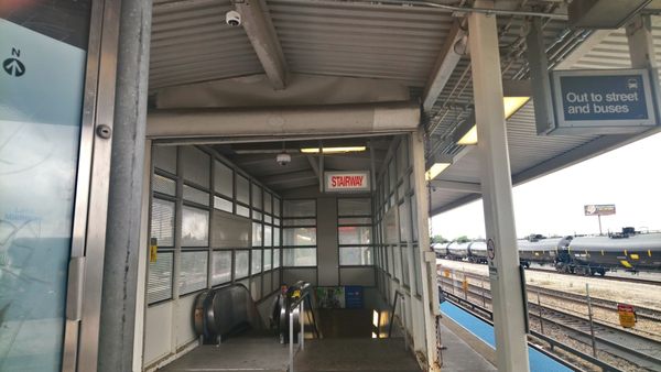 Halsted /Orange Line Platform facing west