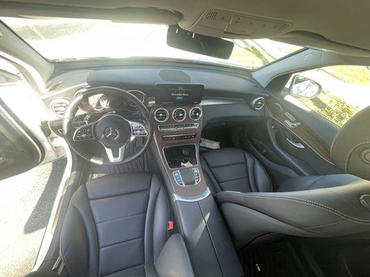 Interior finish on Mercedes Benz GLC