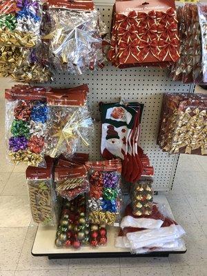 Stocking needed? Get them and the stuffers with so much candy to choose from