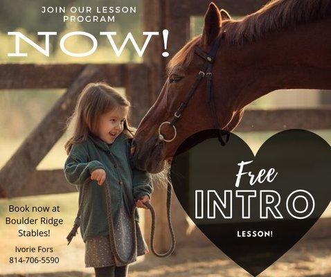 Try your first lessons for free today!!