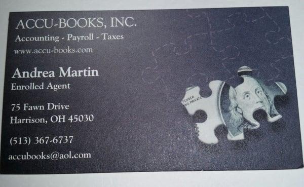 Accu-Books Inc. provides accounting, payroll, income tax and bookkeeping services to small and medium sized businesses and Individuals.