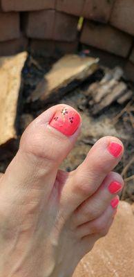 My toe design is perfect!