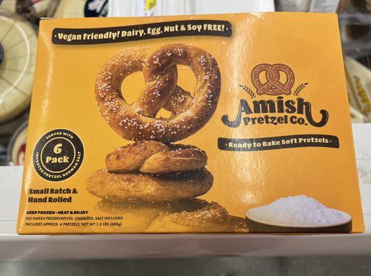 Amish pretzels they are going to be up for Sunday football