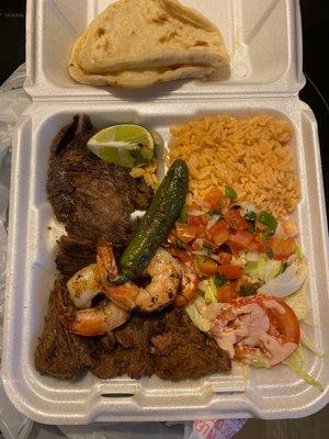 Carne Asada plate