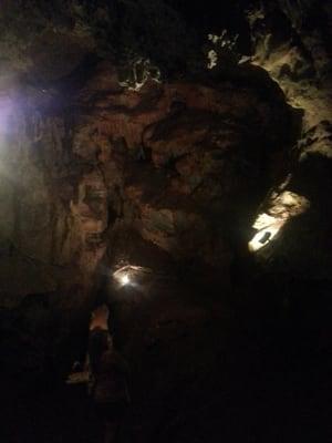 Inside the cave