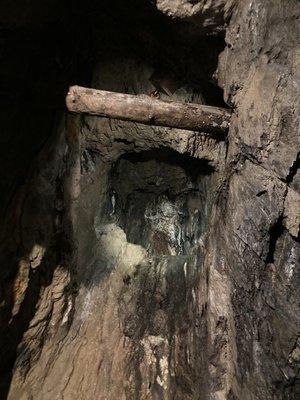 Gold mining cave