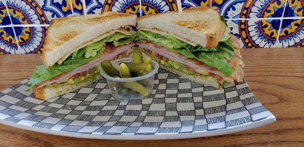 Smoked Turkey Club Sandwich