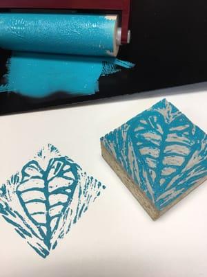 Block printing class!