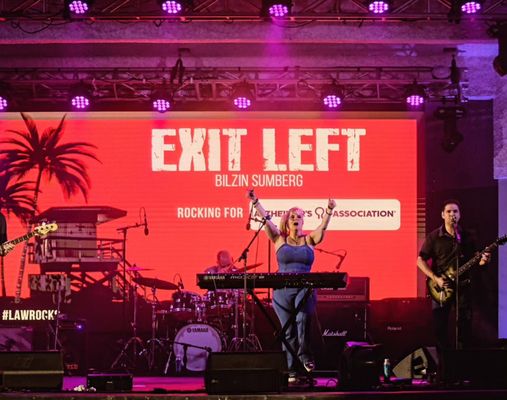 Exit Left live at #lawrocks Miami - Miami Beach Bandshell 2023