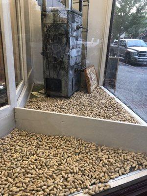 Nuts on display