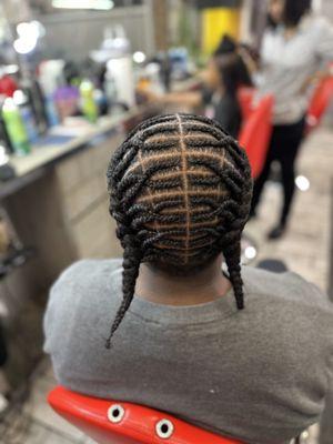 Service:
Cornrows(Natural Hair & Freestyle)