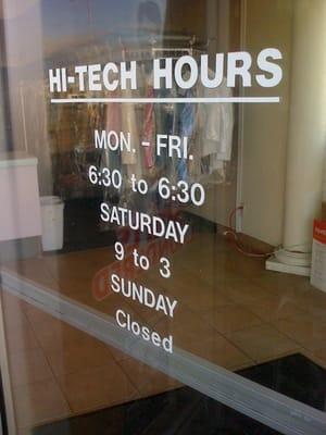 Hi-Tech Hours