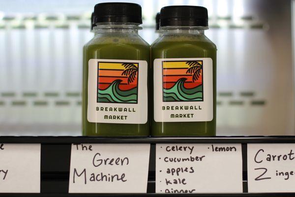 House made cold pressed Juices