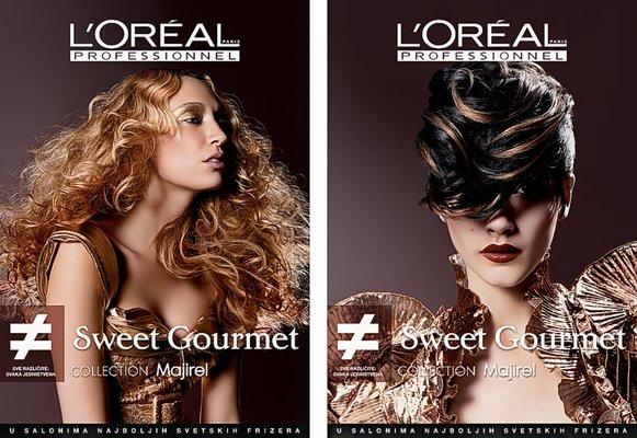 Loreal- leading fashion service brand promotion materials