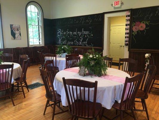 Dining in the Schoolhouse