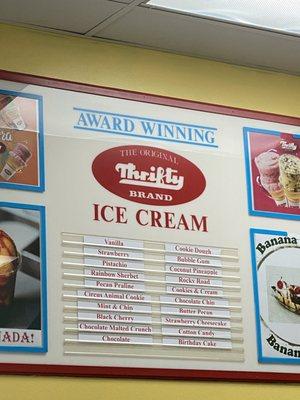 Thrifty ice cream