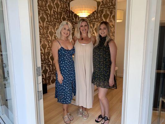 Meet Candice , Kelly and Chloe just a few of  our hair stylist