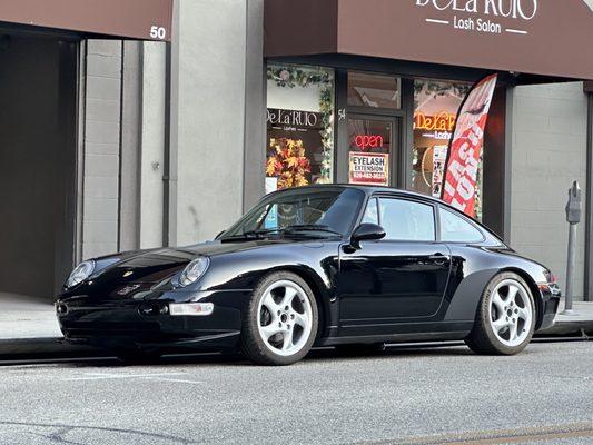 My Porsche 993 after Alex's magic touch.