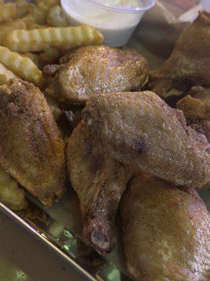 Cajun butter wing basket