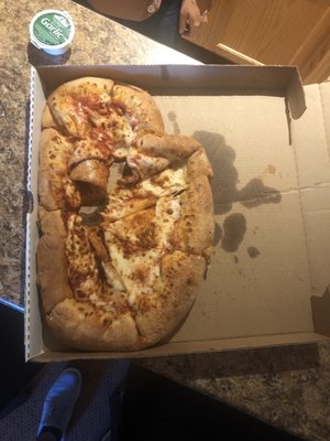 Delivery from Papa John's.   Pretty sure I didn't order a Stromboli.