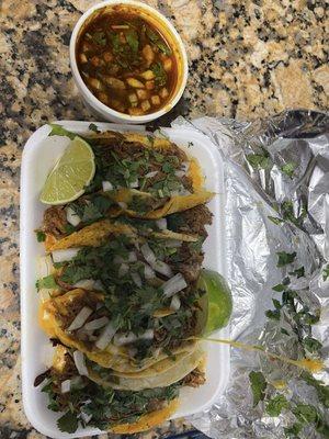 Birria tacos