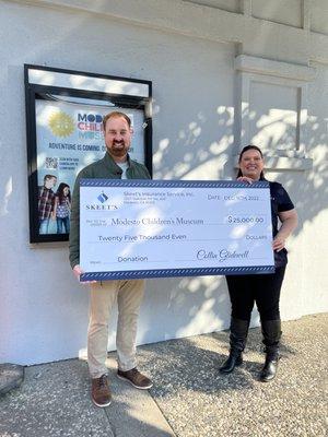 Proud to be Founding Donors of the Modesto Children's Museum