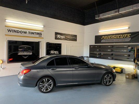 Mercedes C Class finished product at our shop