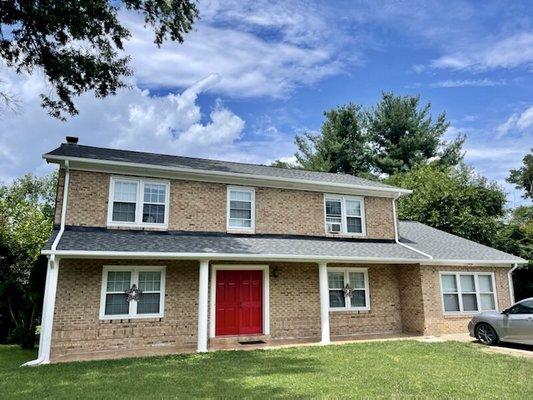 AFTER: Gutter replacement and Roof Replacement