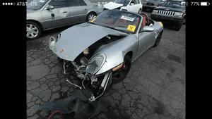 Parting out Boxster S