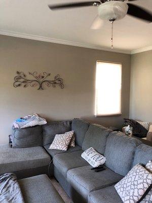 Living room paint job