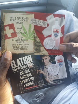 Nice job on the Elation #HempFlavoredVodka promo materials, Clear Copy! Thanks again from Team #ElationVodka