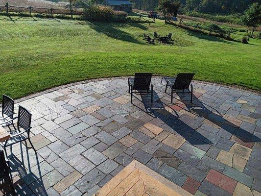 Slate Patio Project