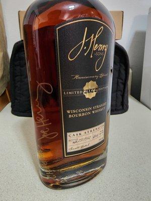 2022 Anniversary Blend signed by Joe Henry.