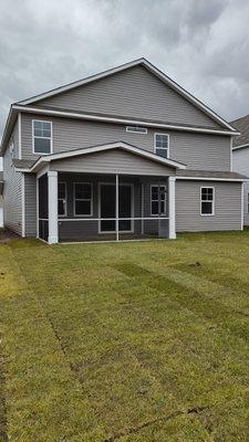 Screened in porch