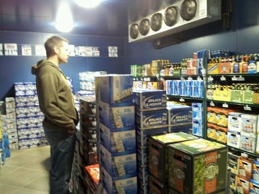 carpenter in the beer cave