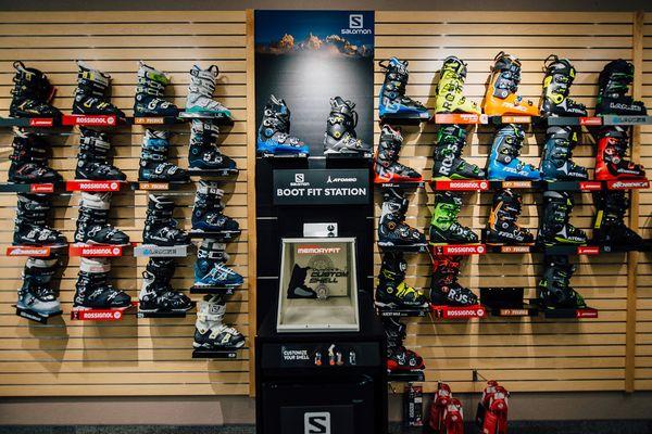 ski boot wall