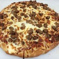 Pizza made hot and ready to go or we offer take and bake pizzas as well