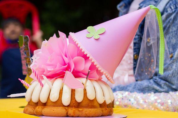 Lemon birthday bundt cake!