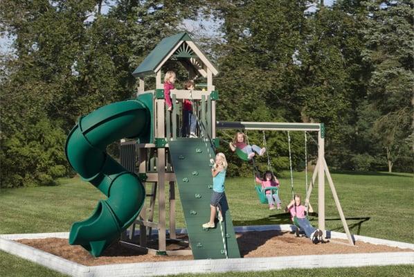 Swing Kingdom outdoor playset from Palmyra Country Store Sheds & Fencing