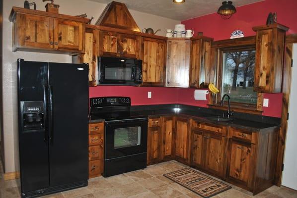 Custom built Kitchen - Reclaimed Barnwood