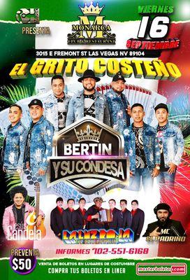 Festeja con Nosotros las Fiestas Mexicanas a Todo lo Que da...Grupos Musicales en Vivo!!!!!1