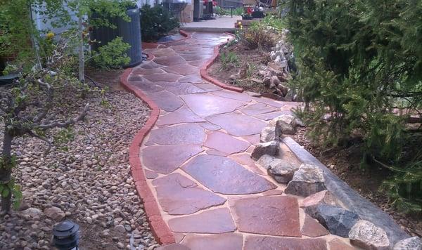 Flagstone Pathway