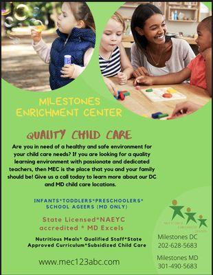 Milestones Enrichment Center