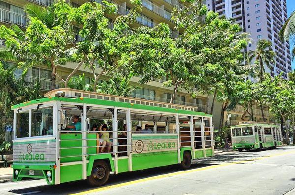 Hop on hop off LeaLea Trolley - Unlimited 10 Trolley Lines 1-Day Pass $29, 7-Day Pass $49 Great Value!