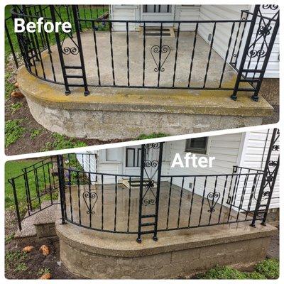 We specialize in concrete cleaning!