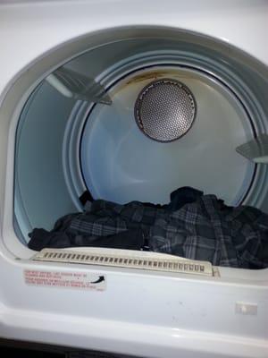 This was my last attempt in the dryer. See how little of a load I tried to dry? 72 minutes later still wet.