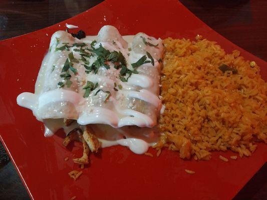 Spinach Enchiladas