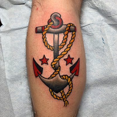 Traditional Anchor done by Corey