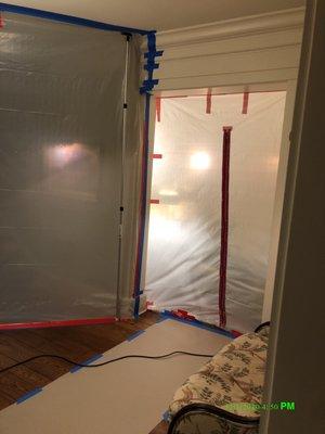 Mold Remediation Containment