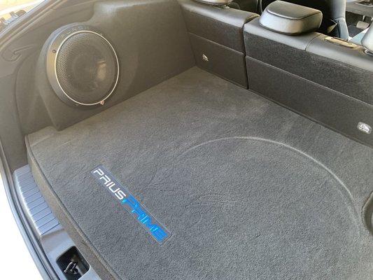 They designed the subwoofer so I could put my wife's wheelchair in the back without any issues